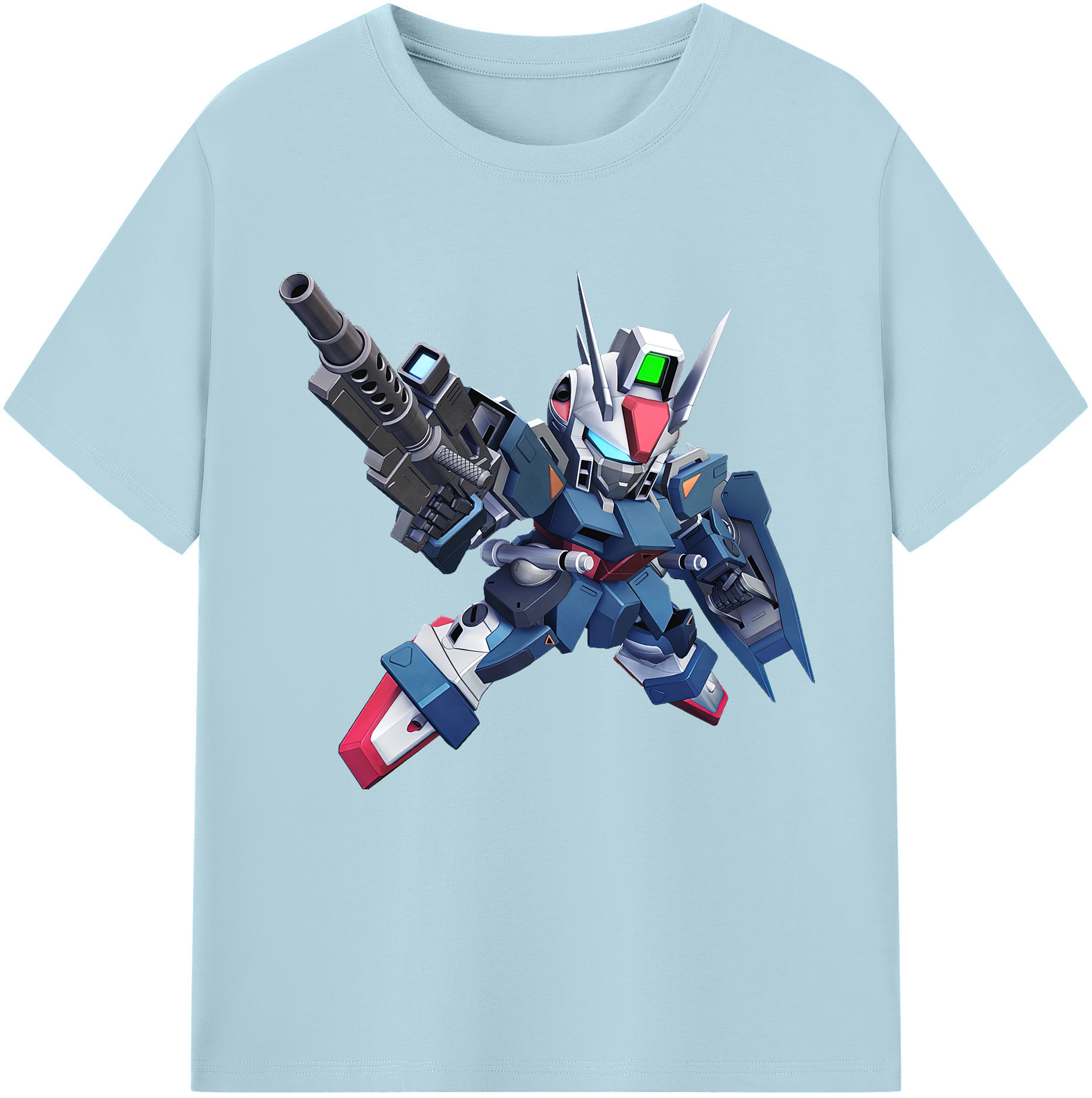 （画像用） 機動戦士ガンダム Mobile Suit Gundam 綿100％半袖Tシャツ（フロントプリント）